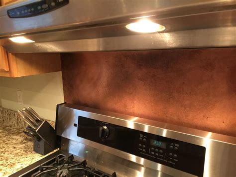 copper sheet metal backsplash|copper backsplash panels for stove.